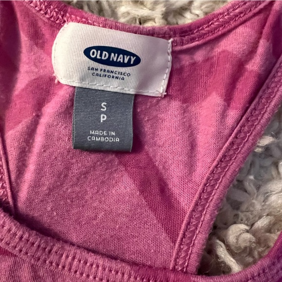 Old Navy Pink Trapeze Racerback Tank - Picture 2 of 9